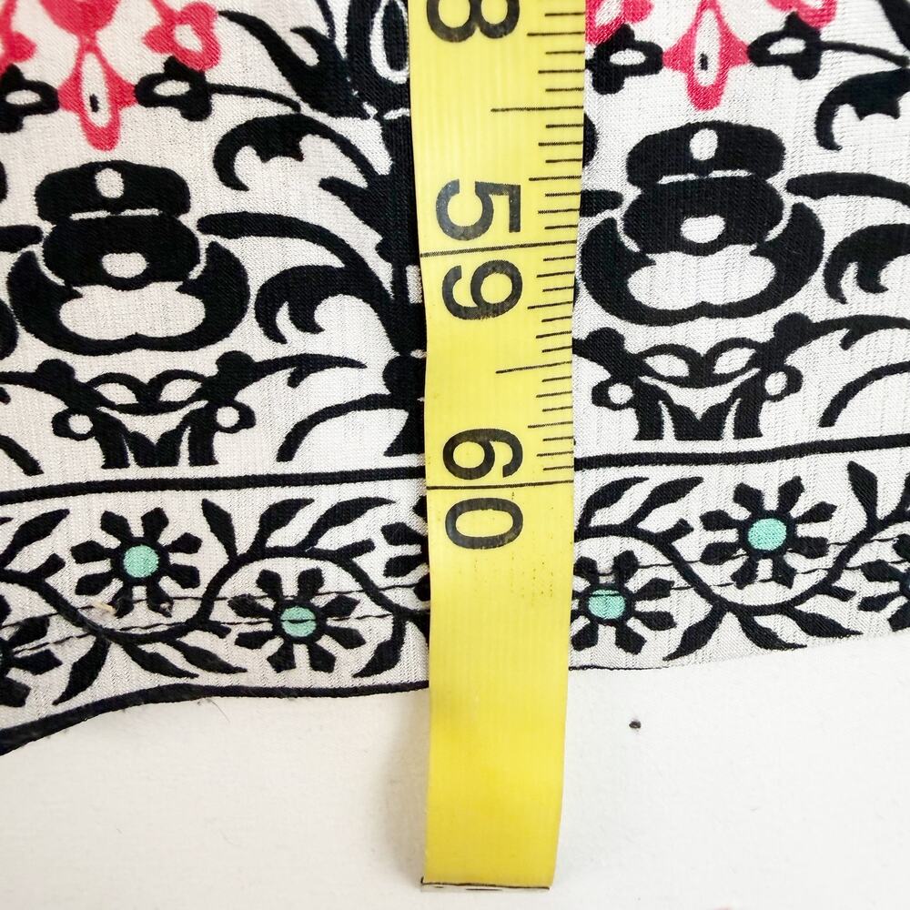 Three Pink Hearts Sleeveless Black & Pink Floral Blouson Maxi Dress Women's XL - Picture 11 of 13
